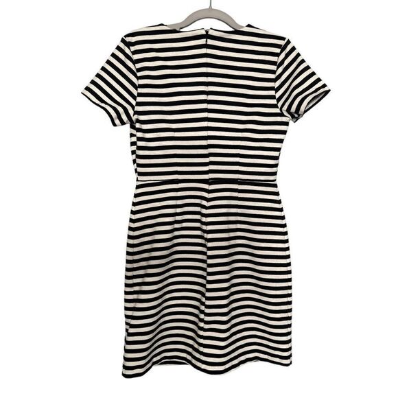 Old Navy bodycon sheath short Striped Dress blue & white women's Size Small peti - Picture 8 of 9